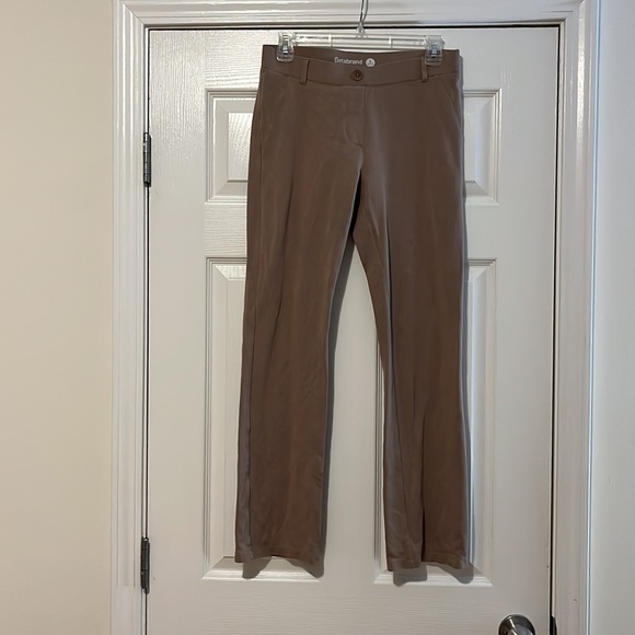Betabrand Khaki Twill Boot Cut pants - Picture 4 of 5